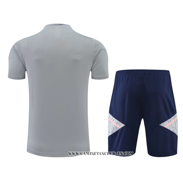 Chandal del Arsenal 22-23 Manga Corta Gris - Pantalon Corto